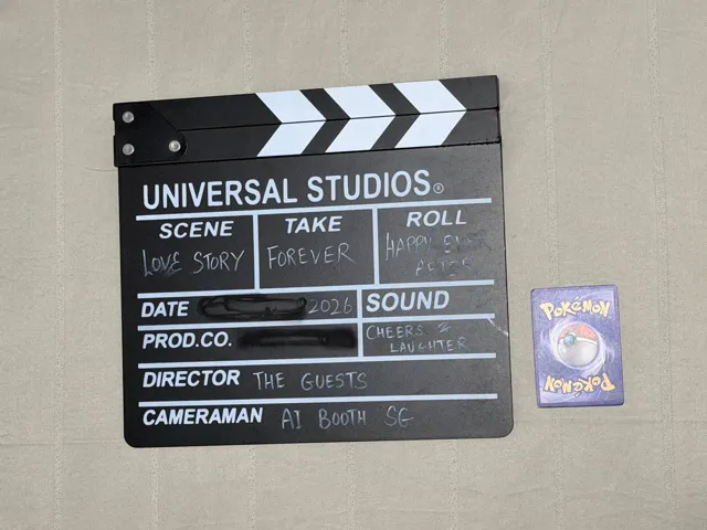 Movie clapperboard