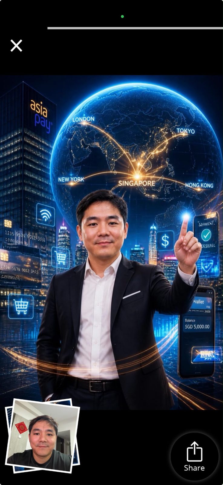 AIBOOTHSG AI photobooth before and after transformation example